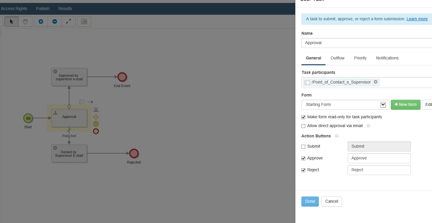 Process LF Answers Forms Laserfiche - Modeler