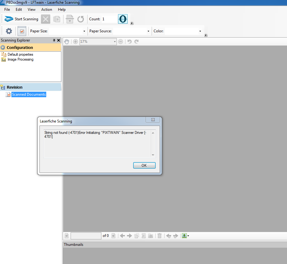 ScanConnect PixTwain driver error.png