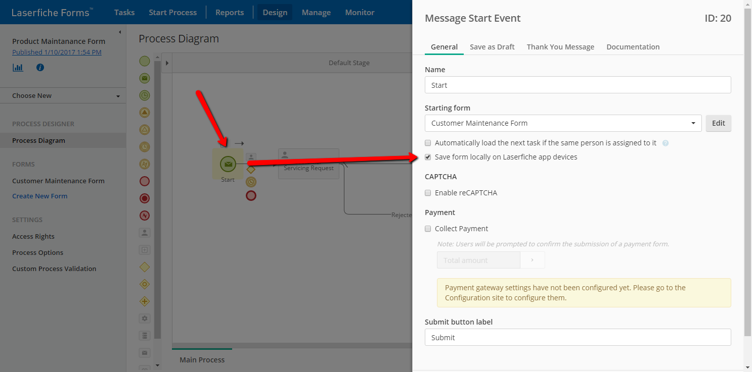 Offline Forms rename draft - Laserfiche Answers