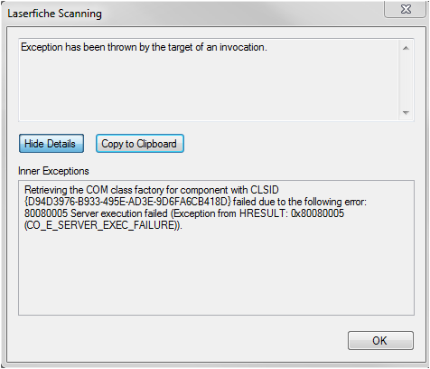 Can't Setup A Fi-7180 Scanner - Laserfiche Answers