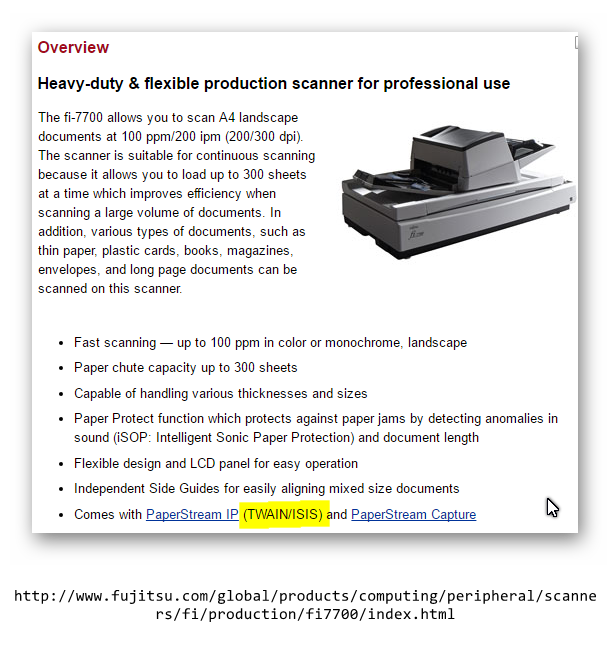 FUJITSU Scanner fi-7700 - Laserfiche Answers