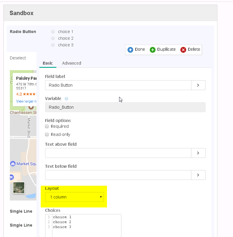 un-selecting a radio button - Laserfiche Answers