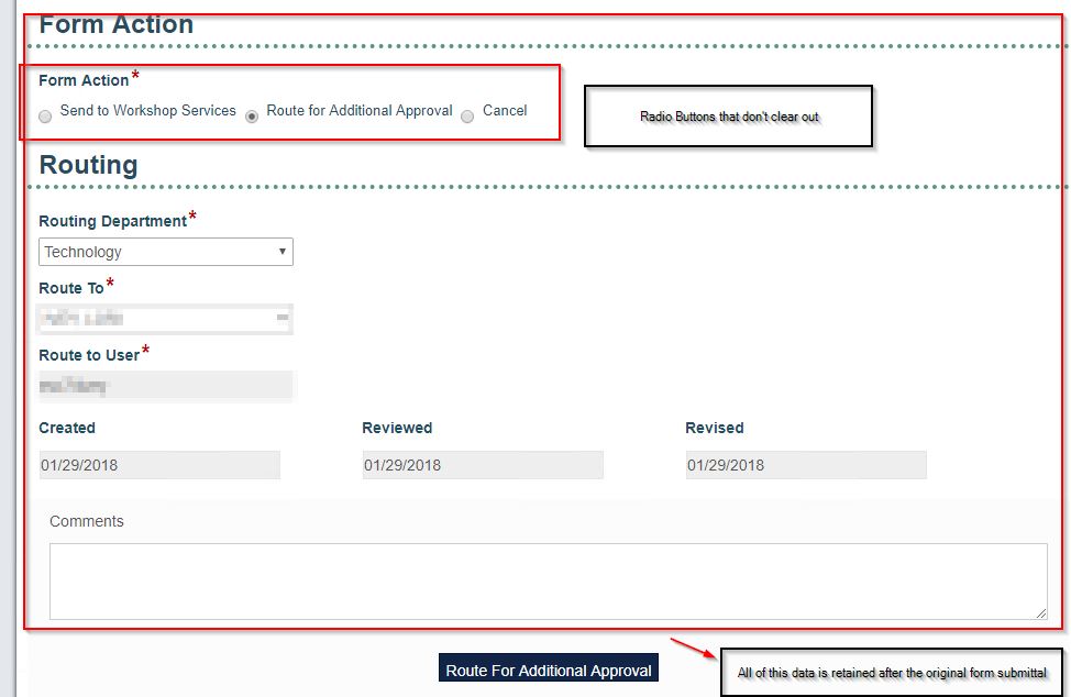 How To Reset Radio Button After Form Submittal Laserfiche Answers