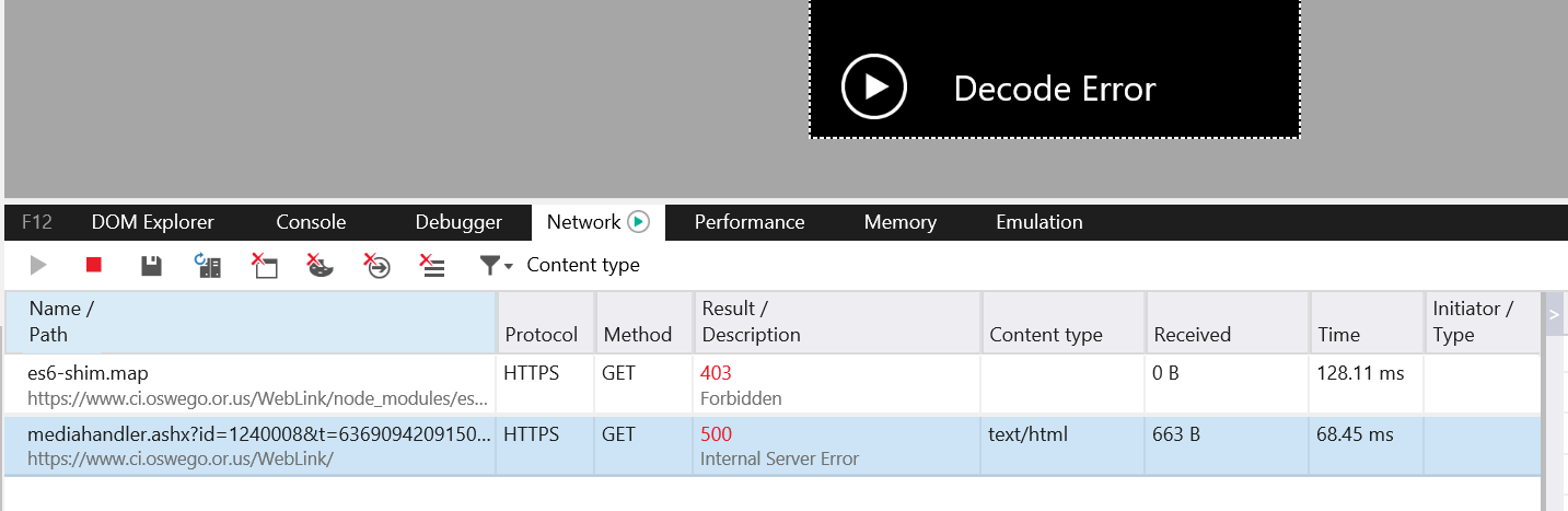 Lake Oswego-Decode Error-Portal-IE-41519.PNG