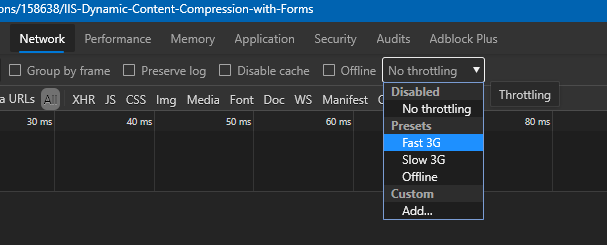 Measuring the Performance Effects of Dynamic Compression in IIS