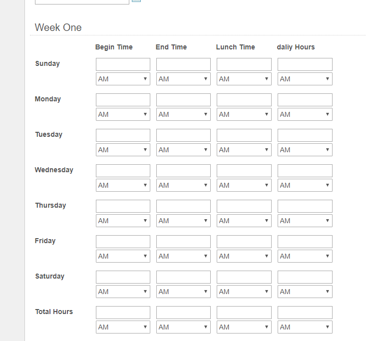 how to calculate the total hours in row Laserfiche Answers