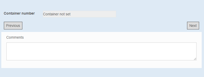 CNTR - Comment box in the form.PNG