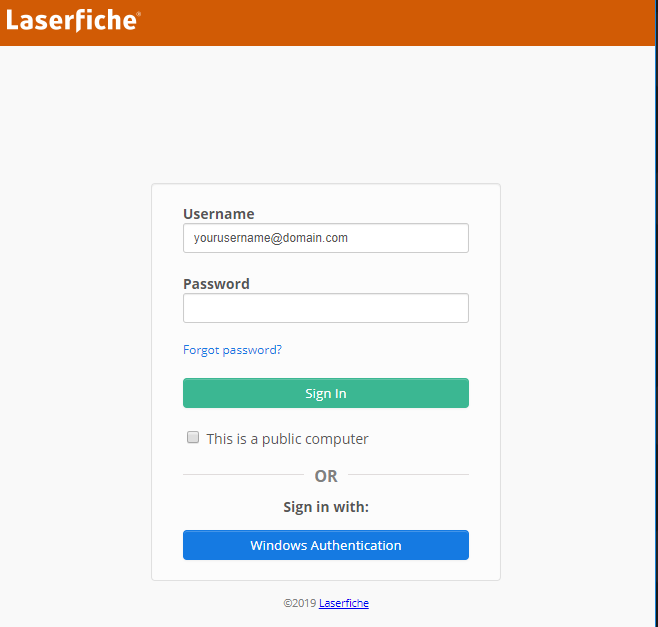 Email authentication - Laserfiche Answers