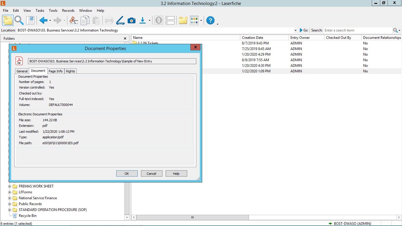 Properties of File of Brand New Entry-Document Tab.jpg