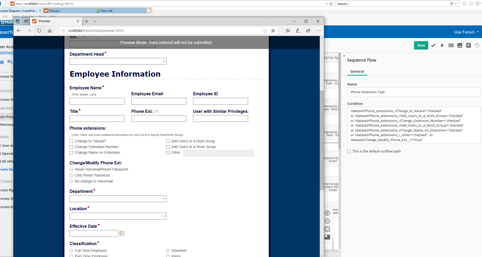 Forms radio button conditions laserfiche answers