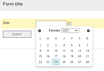 How to change the date picker to french? - Laserfiche Answers