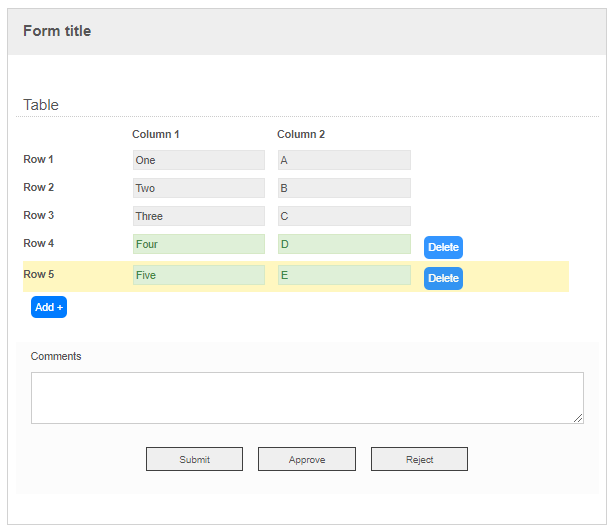 How to create an add and delete button and functionality in Laserfiche forms Laserfiche Answers