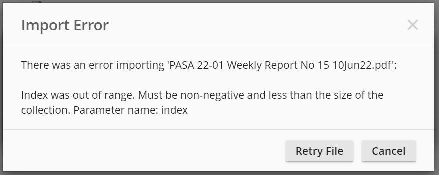 LF Error on Importing Document1.JPG