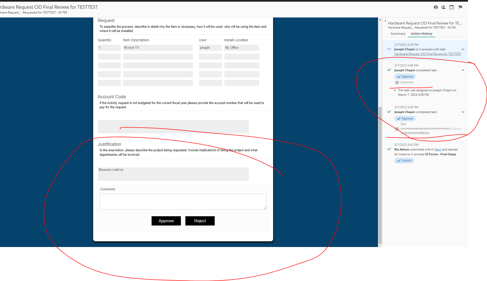 How To Display Form Comments On The Main Form Page Laserfiche Answers 9455