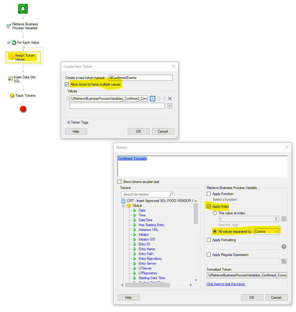 Can I Bust Checked Checkbox Values Into Their Own Tokens Laserfiche Answers 3623