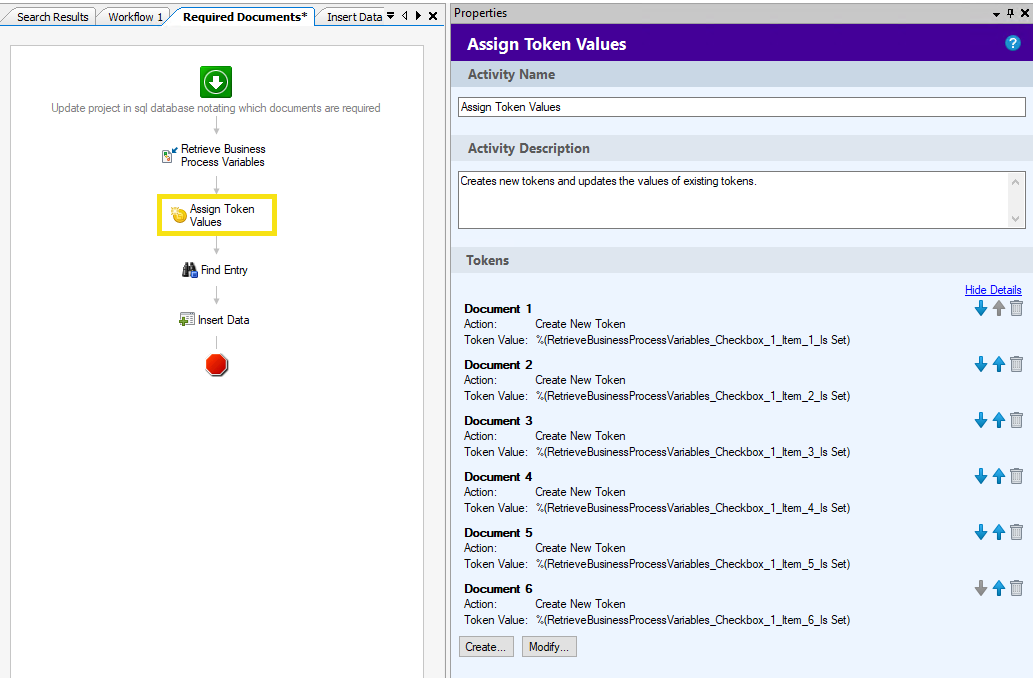 What Workflow Activities Do I Use To Populate A Database Table With Selections Made From A Forms 9006