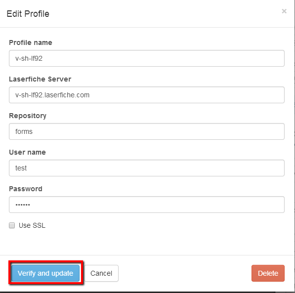 Forms save to repository laserfiche answers
