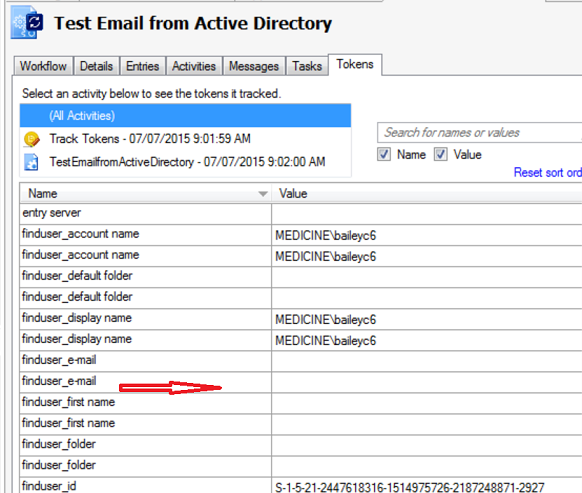 Searching For An Email Address In Active Directory
