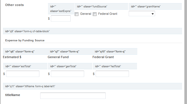 Add Fields On A Table Based On Checkboxradio Button Selection Laserfiche Answers 3321