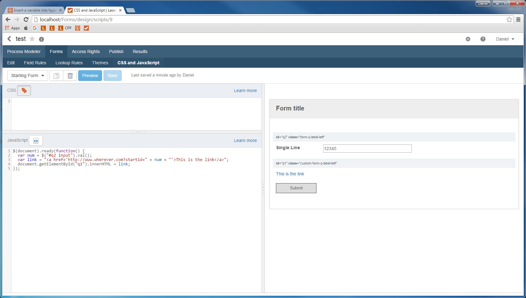 Insert A Variable Into Hyperlink Laserfiche Answers